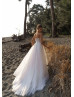 Sweetheart Neck Beaded Lace Tulle Structured Wedding Dress Sweetheart Neck Beaded Lace Tulle Structured Wedding Dress